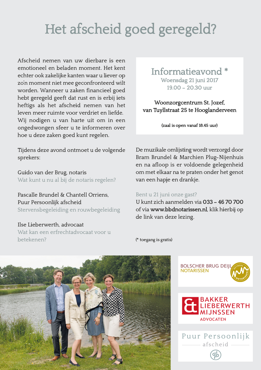 Flyer informatieavond juni 2017