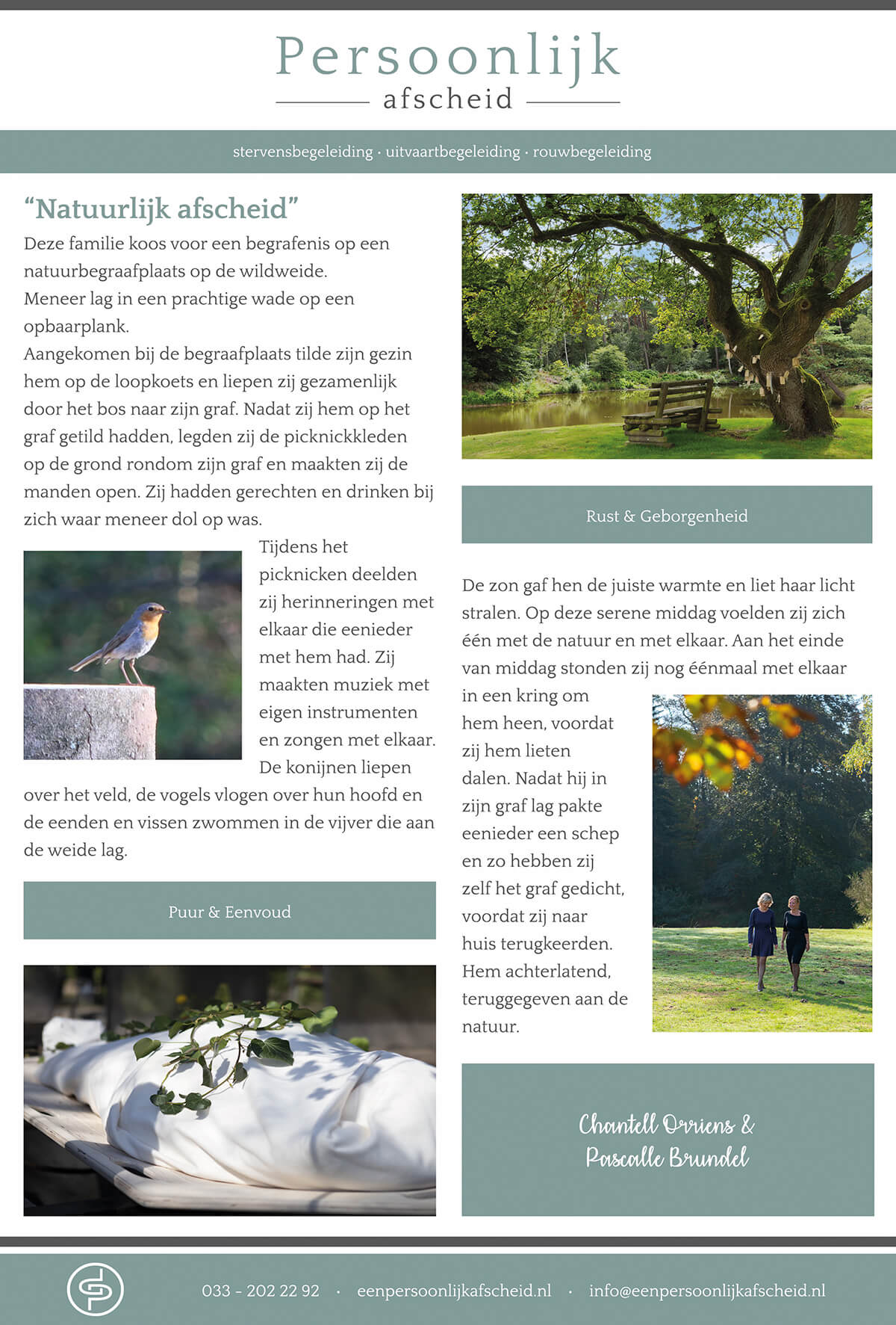 Uitvaartspecial AD, editie Amersfoort oktober 2020 - Persoonlijk Afscheid