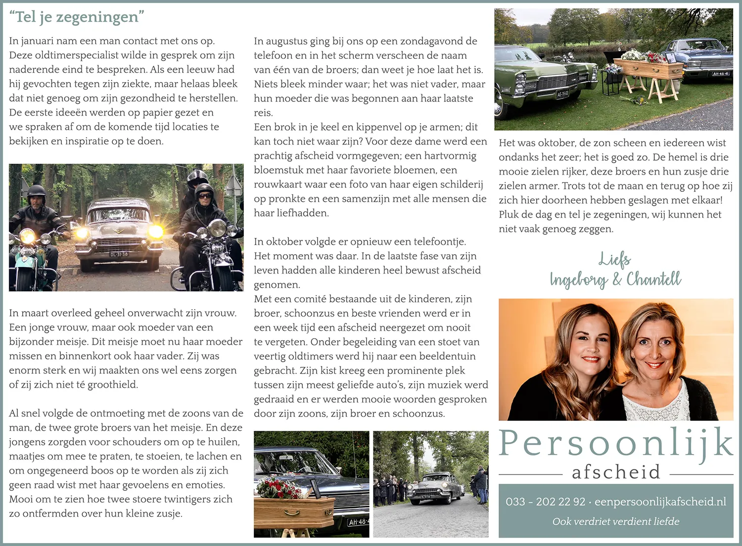 Uitvaartspecial - Stad Amersfoort: Tel je zegeningen - Persoonlijk afscheid