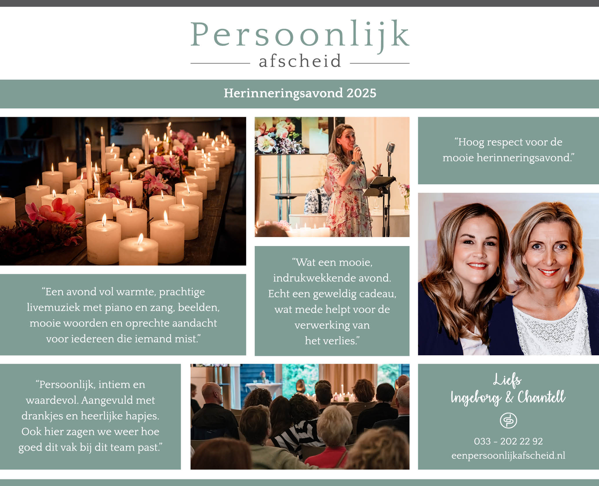 Herinneringsavond 2025 | Persoonlijk Afscheid | Uitvaartverzorging